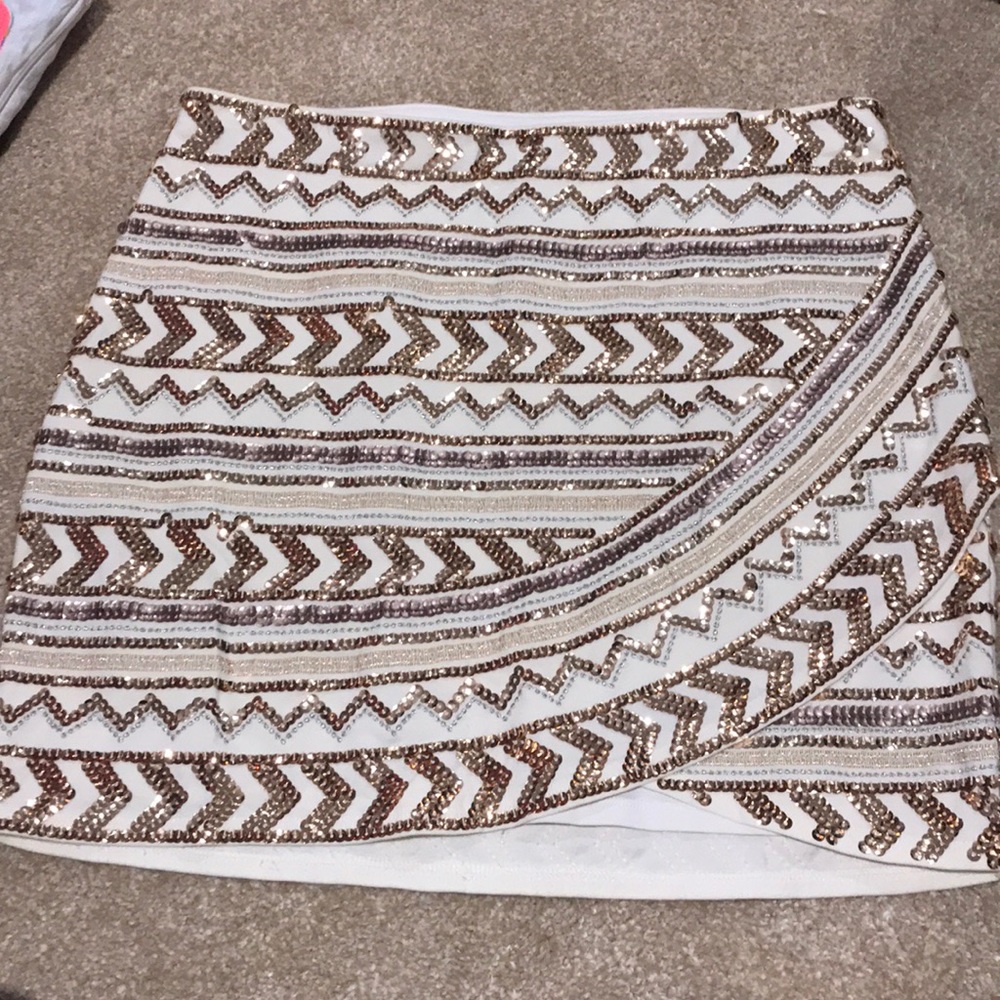 Sequin express skirt